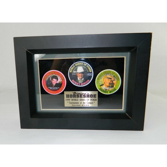 Binions 1999 World Series Poker Casino Chip Set Stu Ungar Johnny Moss B Binion - Picture 2 of 12